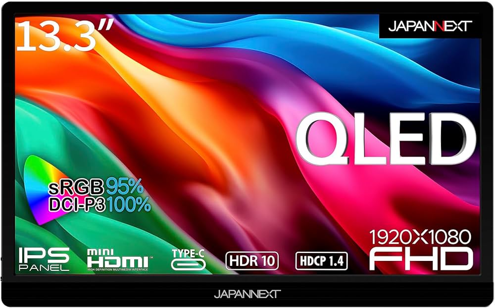 Amazon.co.jp: 【整備済み品】JAPANNEXT 13.3インチ モバイルモニター