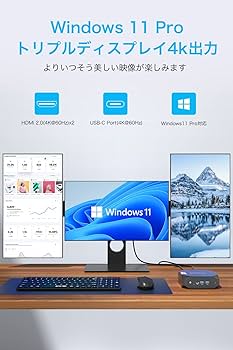 Amazon.co.jp: ミニpc GMKtec AMD Ryzen 7 3750H Windows 11 Pro 小型