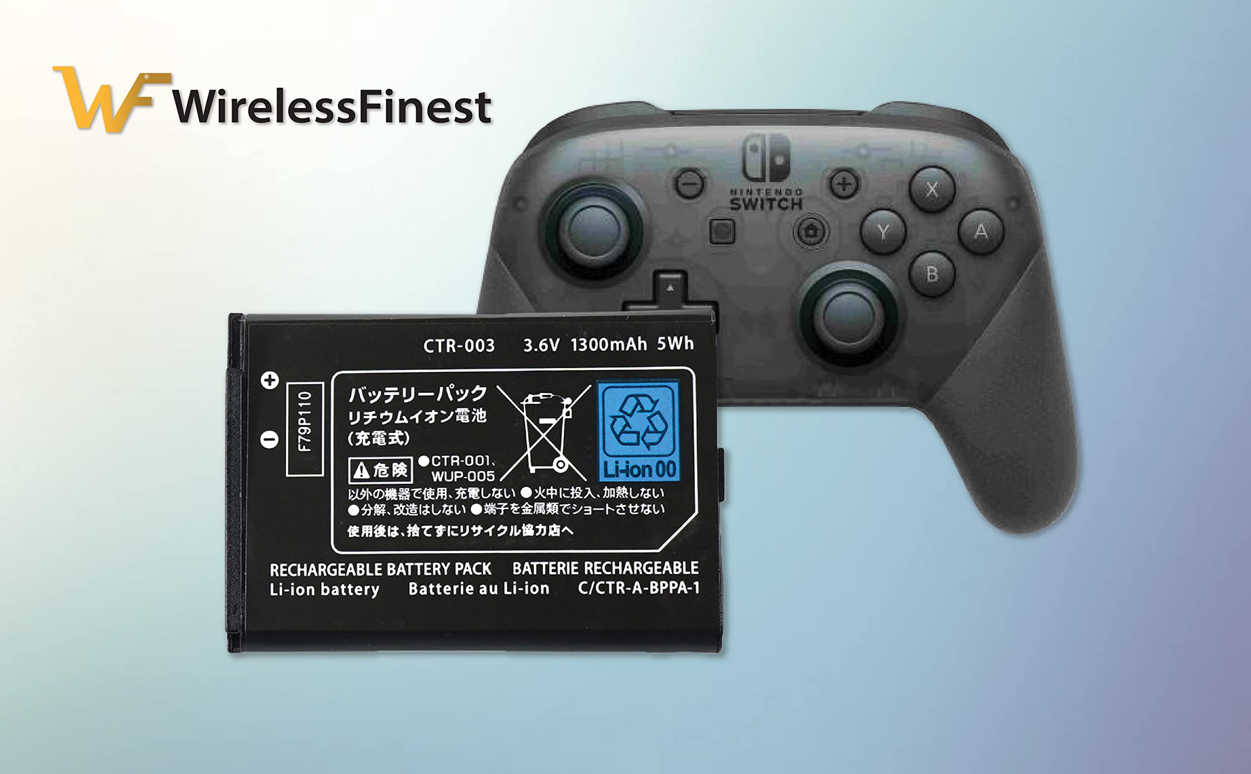 Amazon.co.jp: WirelessFinest バッテリー CTR-003 交換用 Nintendo