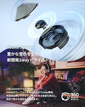 Amazon.co.jp: nwm(ヌーム) ワイヤレス ヘッドホン オープンイヤー型