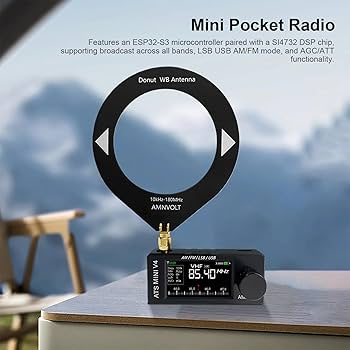 Amazon.co.jp: AMNVOLT V4 ATS MINI ラジオ IPS スクリーン Si4732 DSP