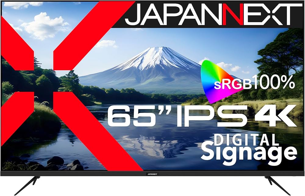 Amazon.co.jp: JAPANNEXT 65-inch IPS Panel Included, 4K (3840x2160