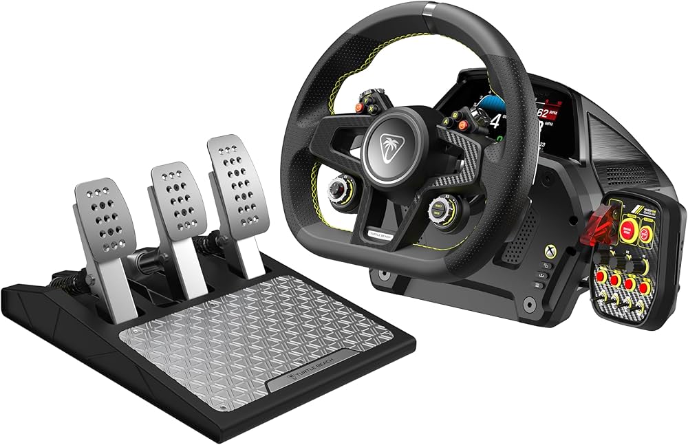 Amazon.com: Turtle Beach VelocityOne Race Wheel & Pedal System