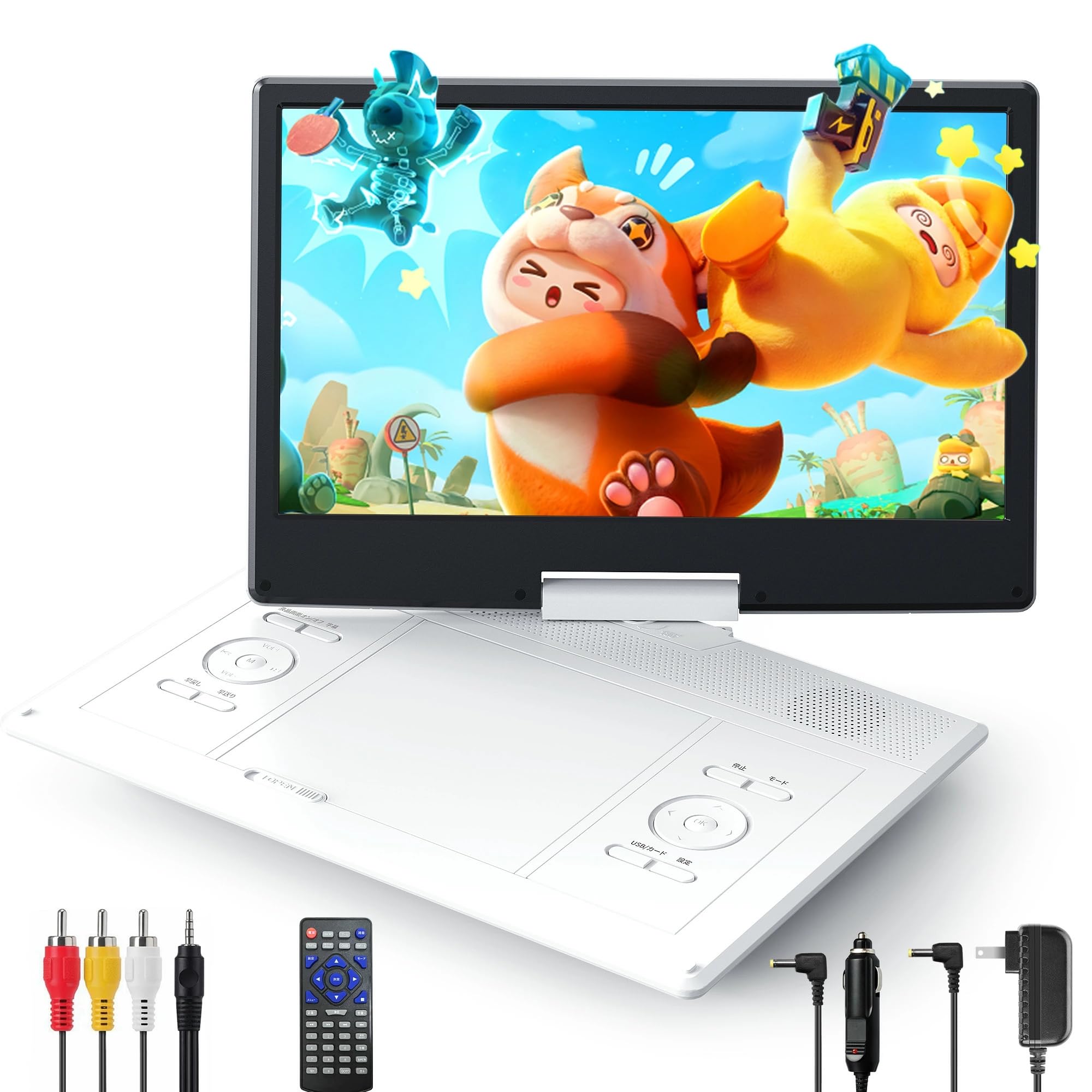 Amazon.co.jp: Surfola ポータブルDVDプレーヤー 16.9型 CDプレーヤー