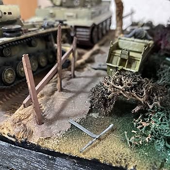 Amazon | ドイツ軍 ジオラマ ティーガー戦車 3号戦車 ドルニエ Do335
