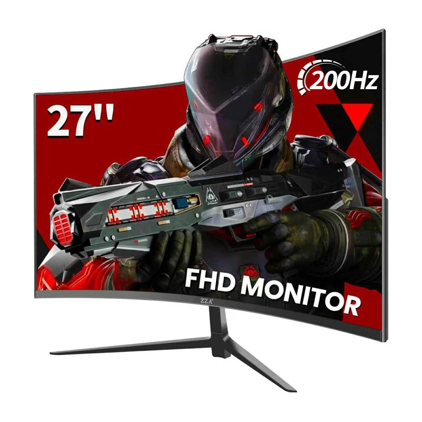 Amazon.com: ZZA 27 Inch Curved Gaming Monitor 200Hz|180Hz|144HZ