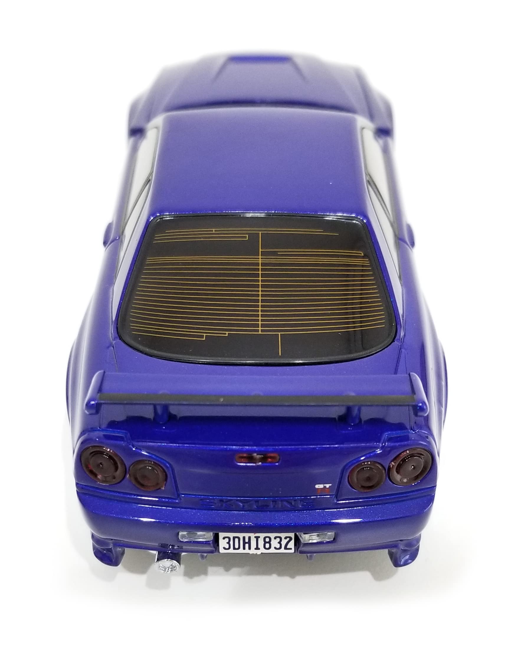 Amazon.co.jp: Nissan Skyline GT-R (BNR34) Car Power Bank Blue Fast