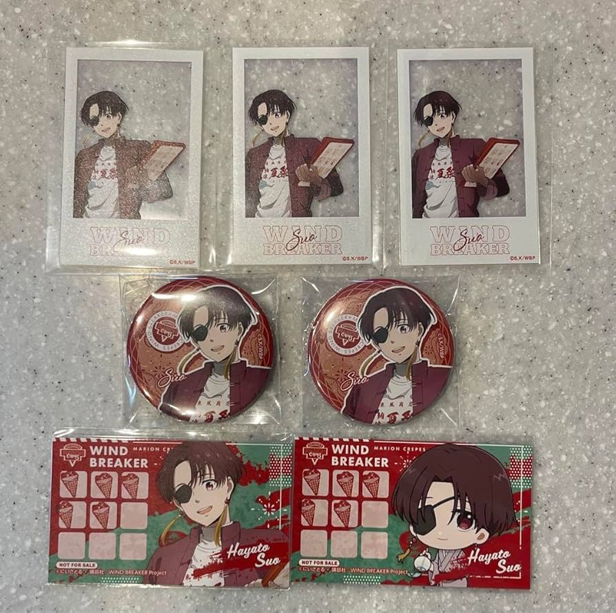 ウィンブレマリオンクレープ蘇枋隼飛缶バッジWIND BREAKER