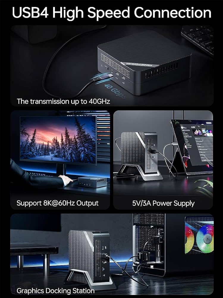 Amazon.com: MINISFORUM Venus Series UM773 Lite Mini PC AMD Ryzen 7