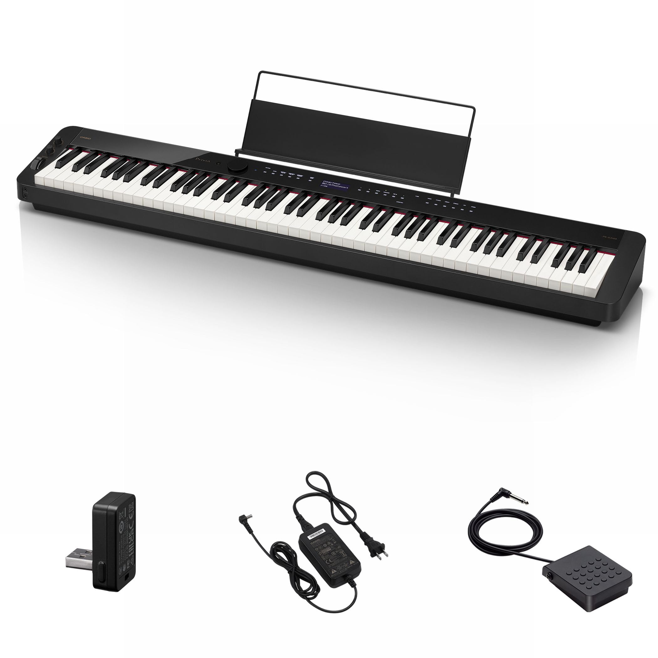 CASIO PRIVIA PX-160BK 電子ピアノ ペダル付き PX-160 | Privia