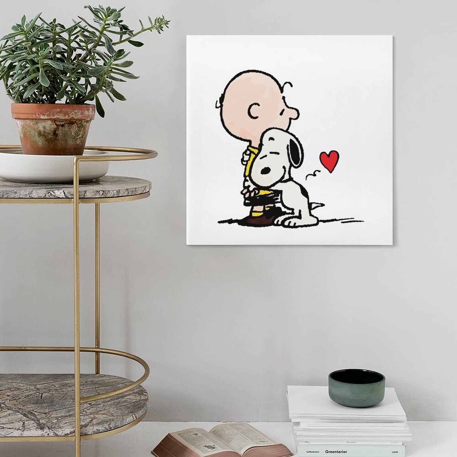 Amazon.co.jp: ポスター アートパネル スヌーピー チャーリーブラウン