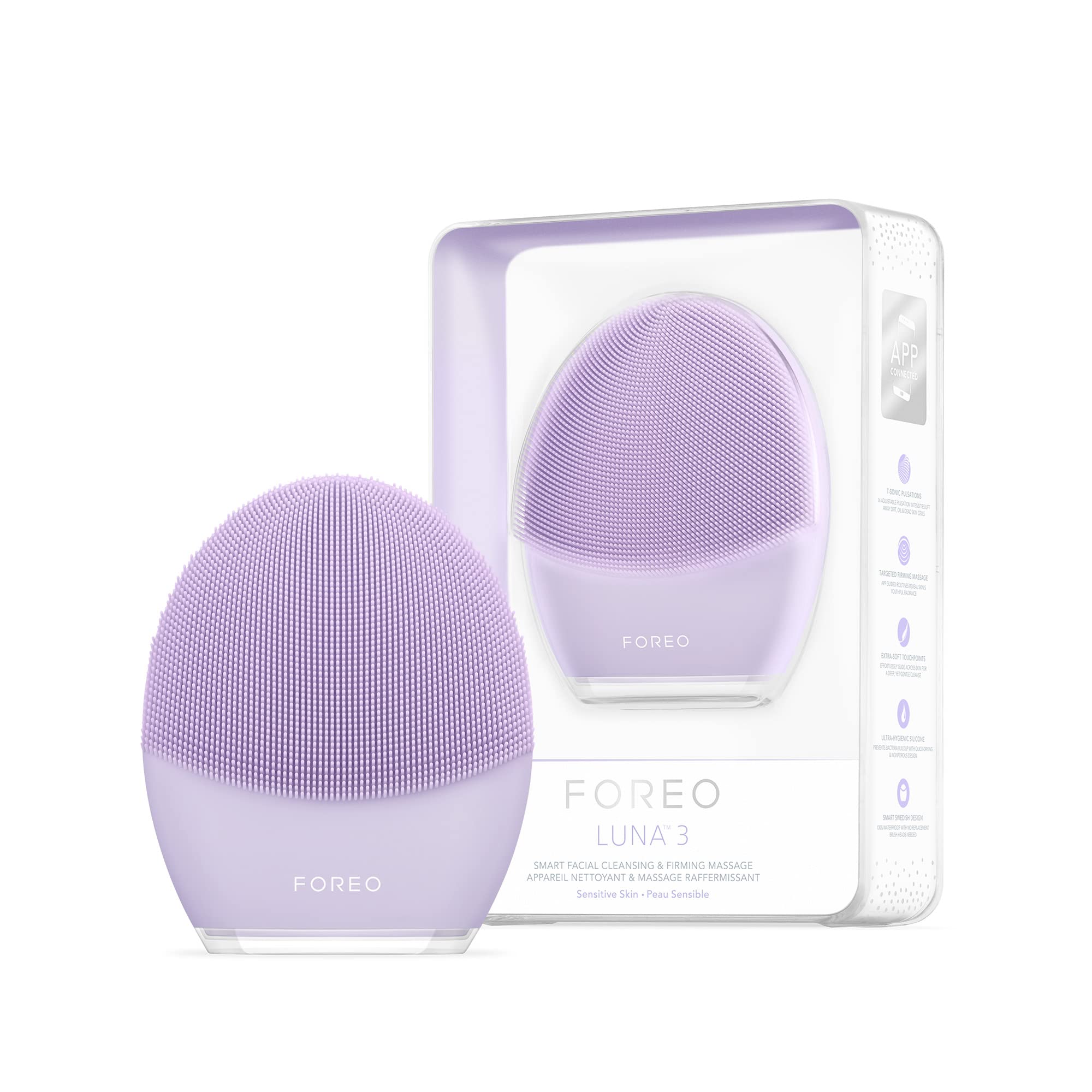 FOREO LUNA 3 Facial Cleansing Brush - Anti Aging Face Massager