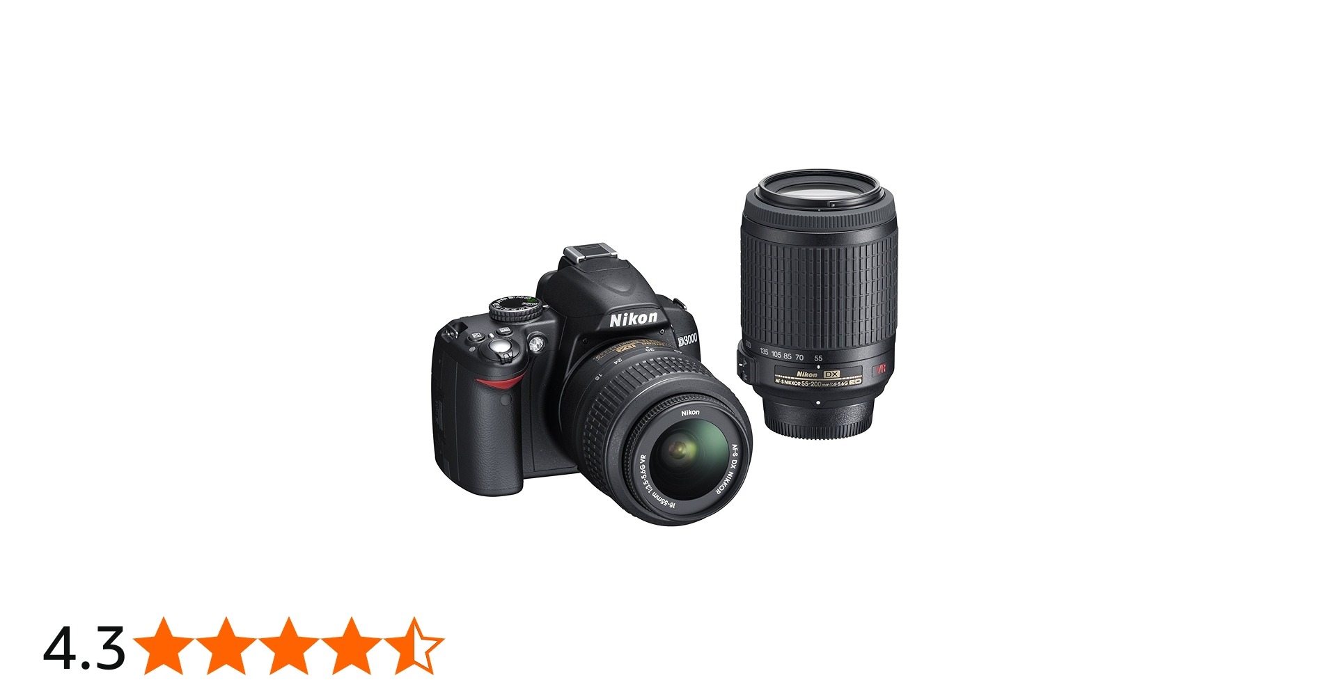 Amazon | Nikon デジタル一眼レフカメラ D3000 ダブルズームキット