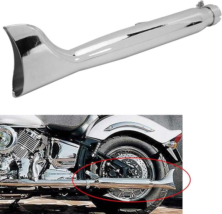 Amazon | フィッシュテールマフラーエキゾーストパイプ、21インチ