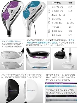 Amazon.co.jp: WORLD EAGLE 初心者向け 女性用 ゴルフクラブセット 右