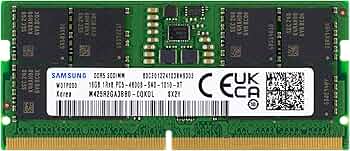 Amazon.co.jp: Samsung 16GB DDR5 4800MHz PC5-38400 CL40 SODIMM 1Rx8