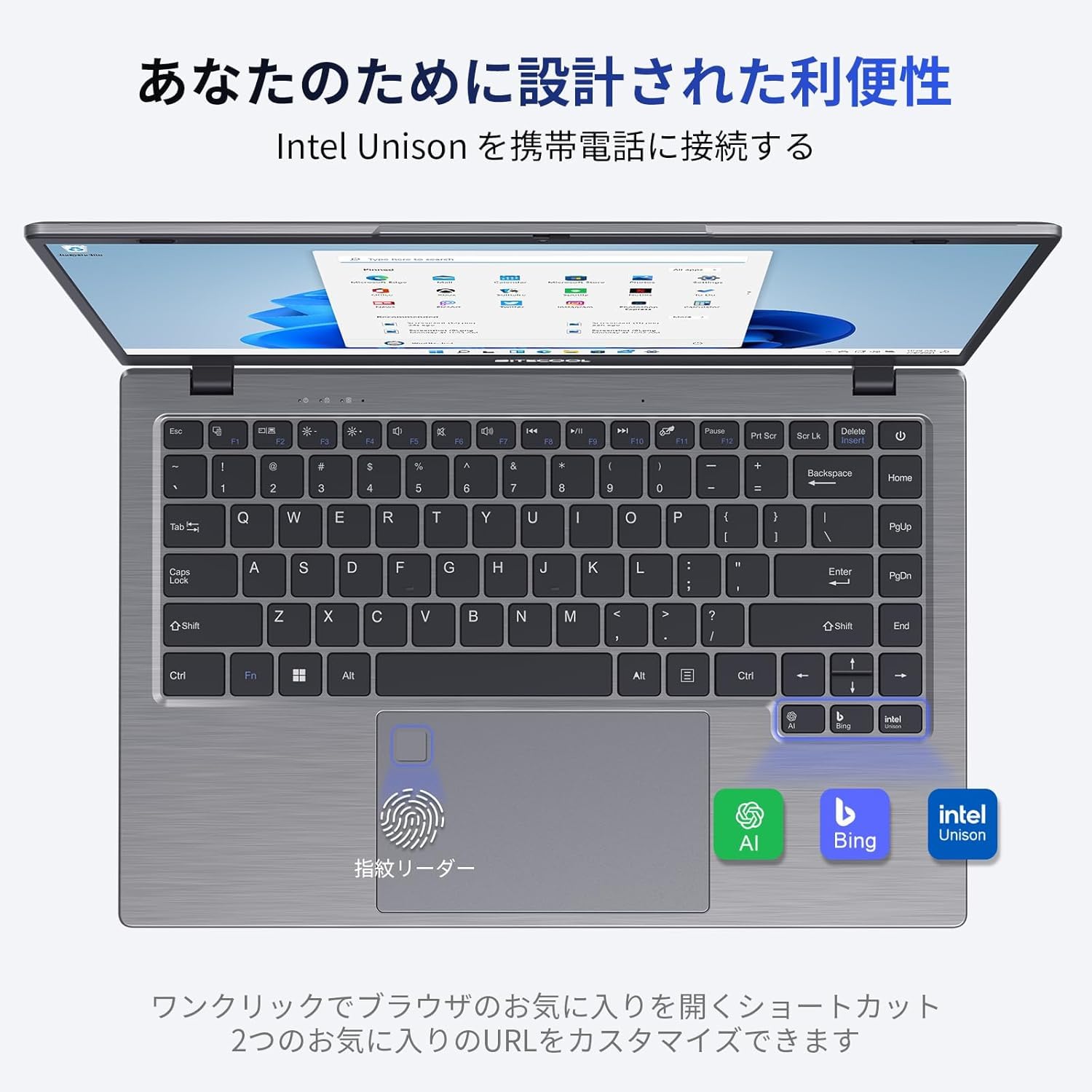 Amazon.co.jp: ノートパソコン 第12世代Intel N95 BiTECOOL 14インチ