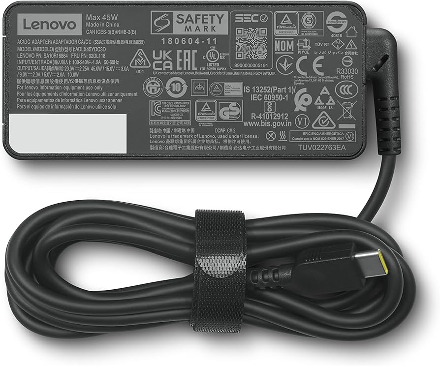 Amazon.com: Lenovo 45W USB-C Power Adapter for Lenovo Yoga C630
