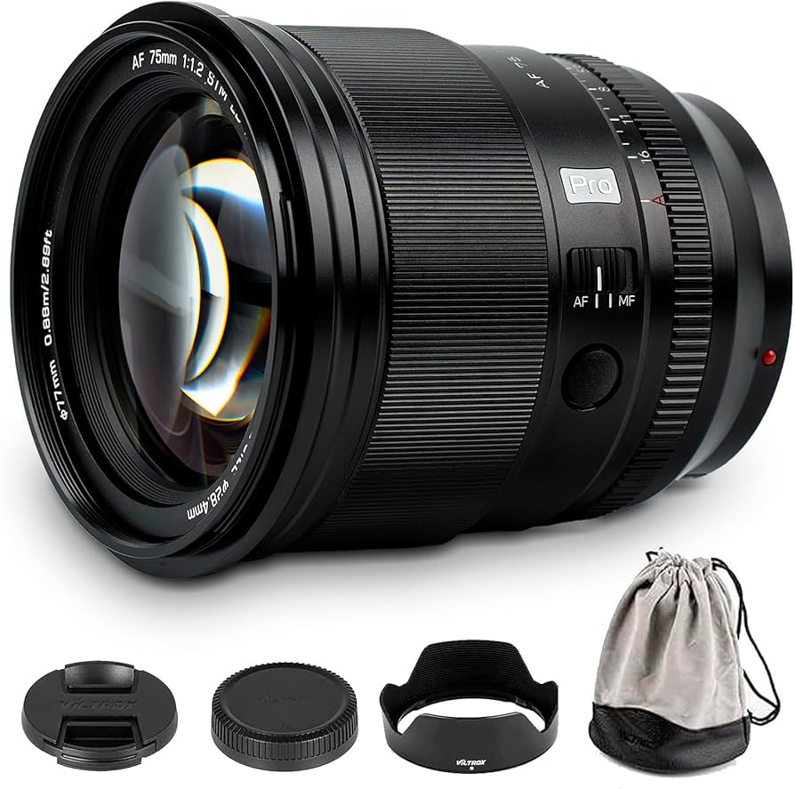 Amazon.com : VILTROX 75mm f/1.2 F1.2 Pro XF Fuji X-Mount Ultra