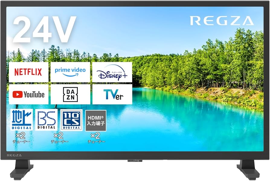 Amazon | REGZA 24インチ Airplay ネット動画対応 ハイビジョン V35N