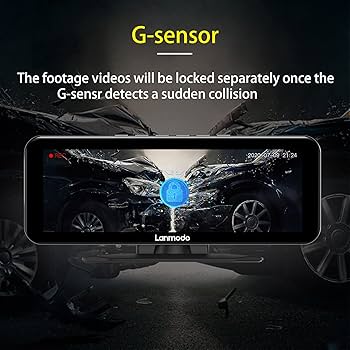 Amazon.com: LANMODO Vast Pro Dash Cam Front and Waterproof Rear