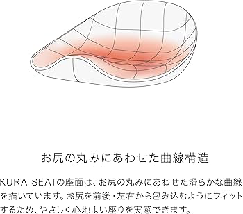 Amazon.co.jp: アンドメディカル KURA SEAT 座椅子 姿勢矯正 腰痛 椅子
