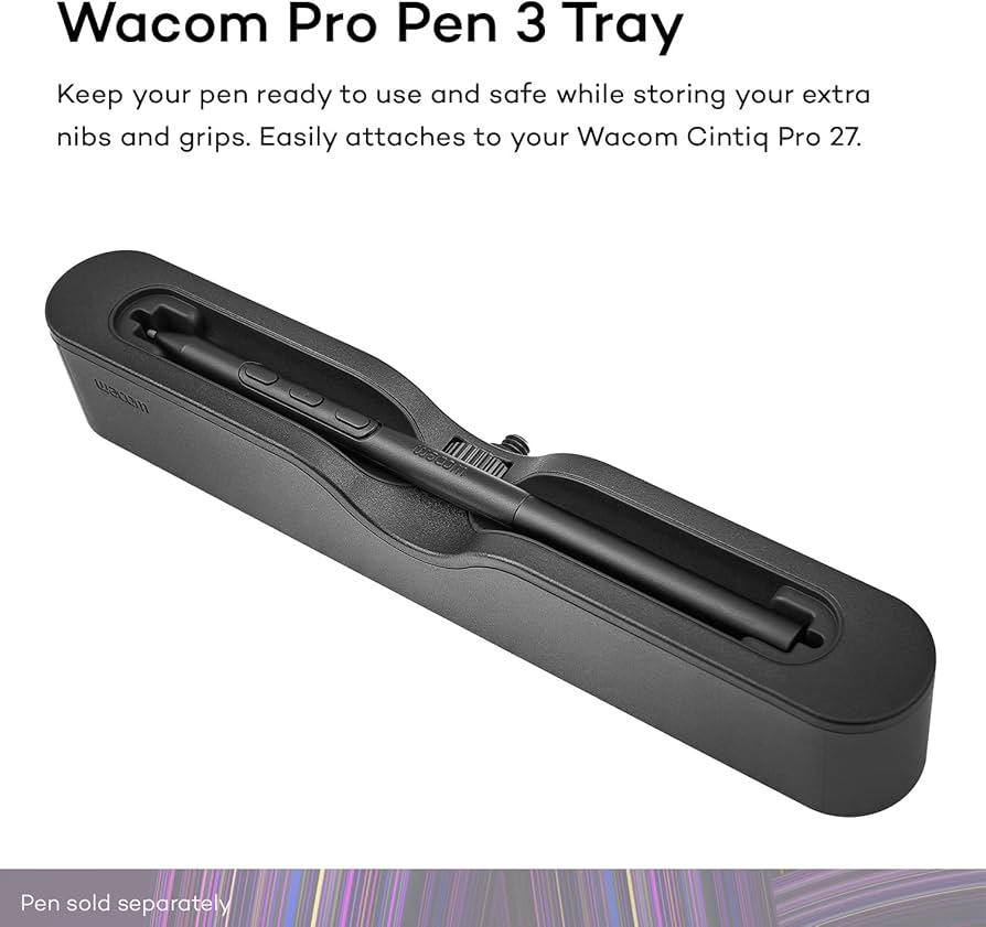 Amazon.com: Wacom Pro Pen 3 Tray (ACK44827Z), Black : Electronics
