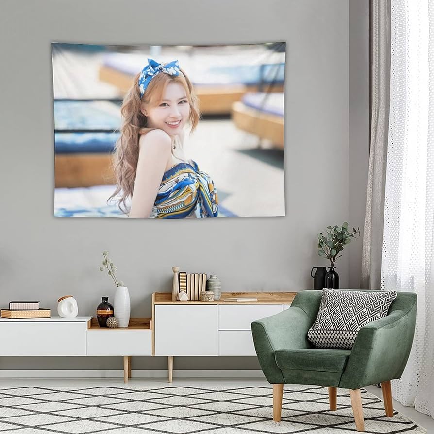 Amazon.co.jp: TWICE サナ タペストリー 人気 タペストリー ポスター