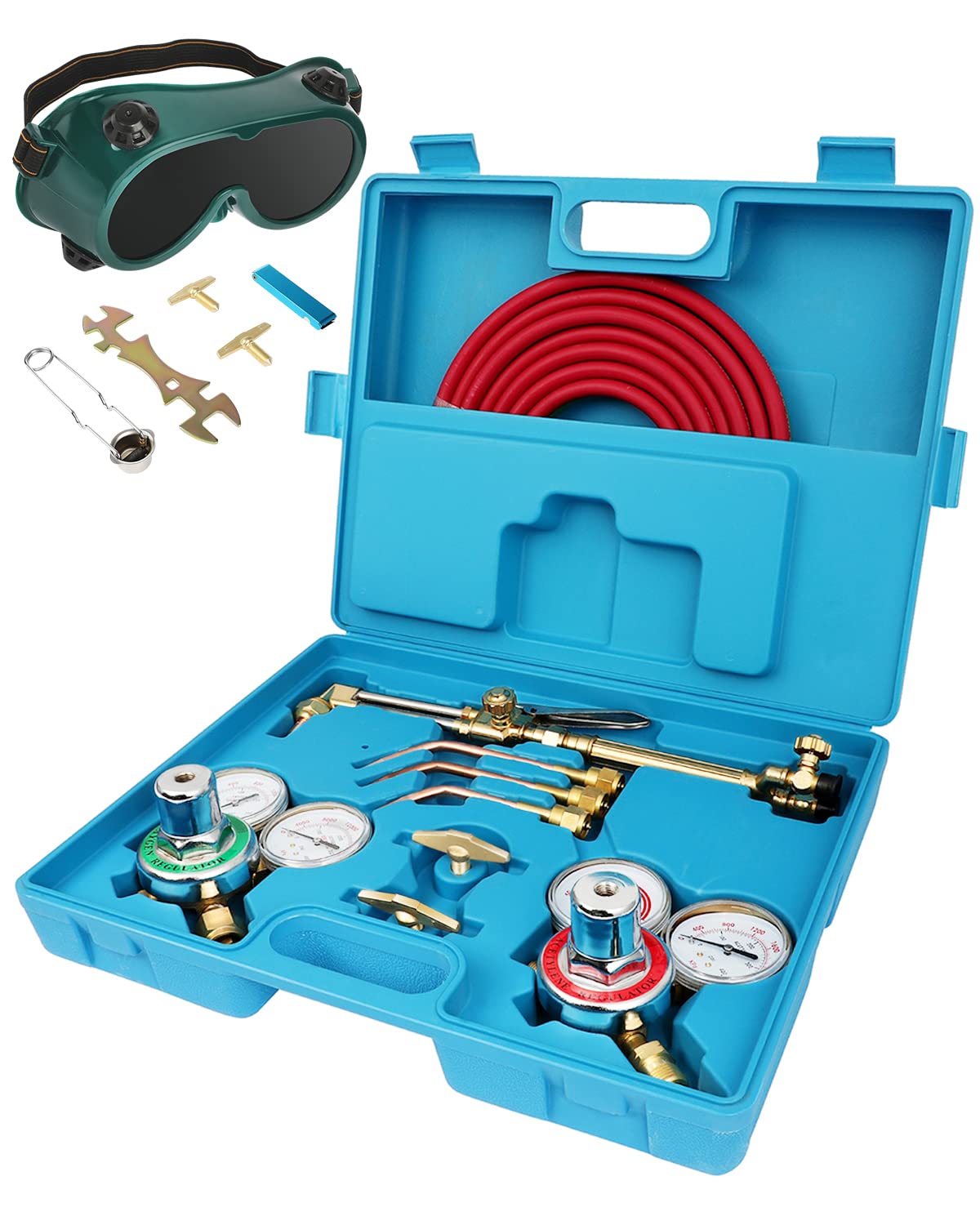 Amazon | 酸素アセチレントーチキット ポータブルガス溶接切断キット