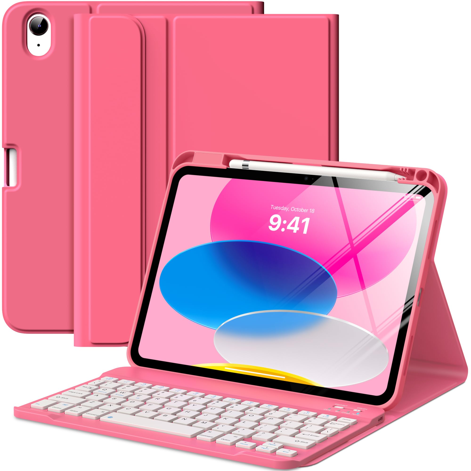 Amazon.com: MoKo for iPad (A16) 11th Generation Case with Keyboard