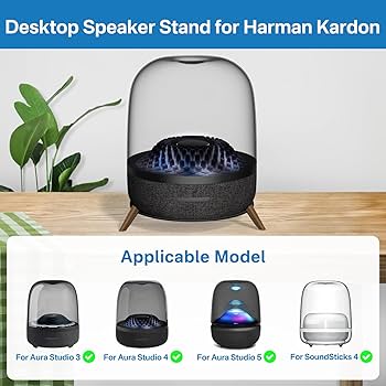 Amazon.com: Metal Desktop Speaker Stand for Harman Kardon Aura