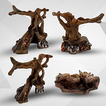 Amazon.co.jp: Nanarico 爬虫類 流木 登り木 テラリウム アクア