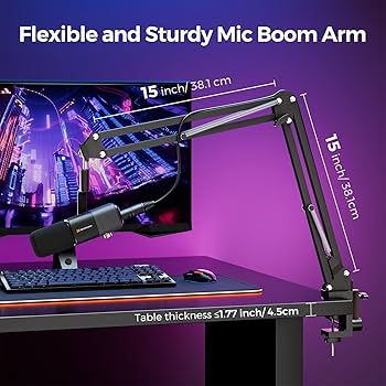 Amazon.co.jp: NearStream AM20X XLR/USBコンデンサーマイク ブーム