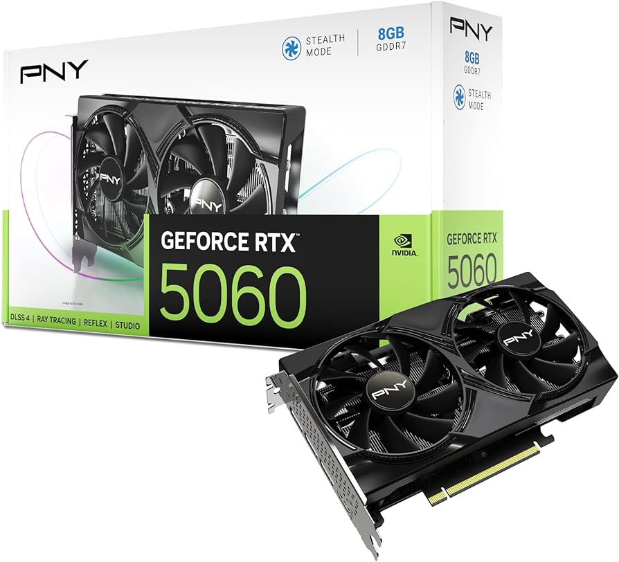 Amazon.com: PNY GeForce RTX™ 5060 8GB Dual Fan GPU : Electronics
