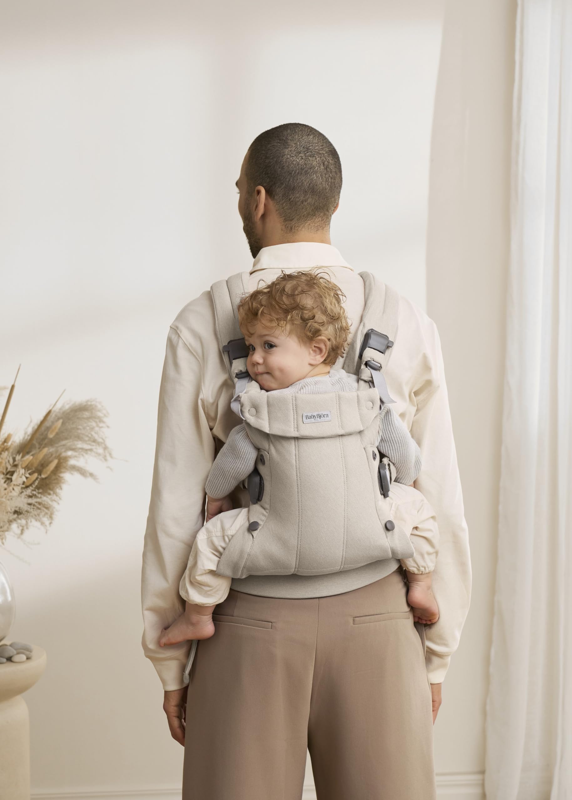 Amazon.com: BabyBjörn Baby Carrier Harmony, Woven mélange, Light