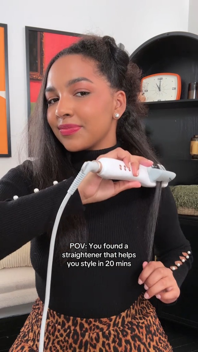 Amazon.com : Wavytalk Pro Steam Hair Straightener Brush, Steamline