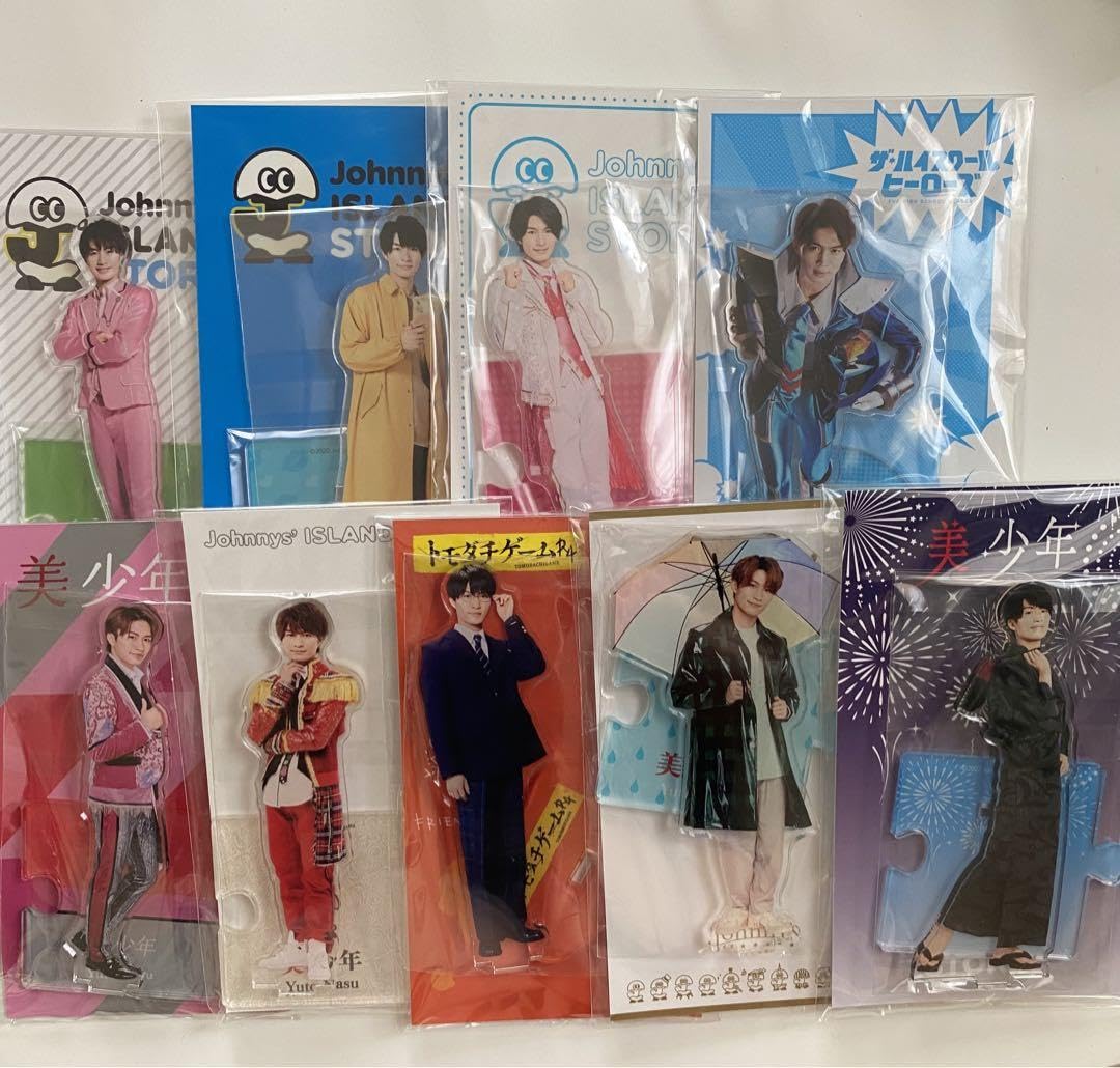 Amazon.co.jp: 美少年 那須雄登 歴代アクリルスタンド全種セット