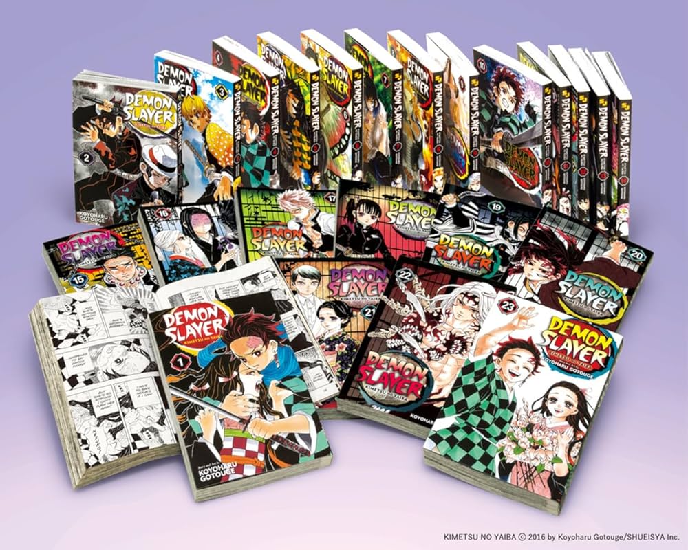 Amazon.co.jp: Demon Slayer(鬼滅の刃英語版 オリジナル用語集付)(全23