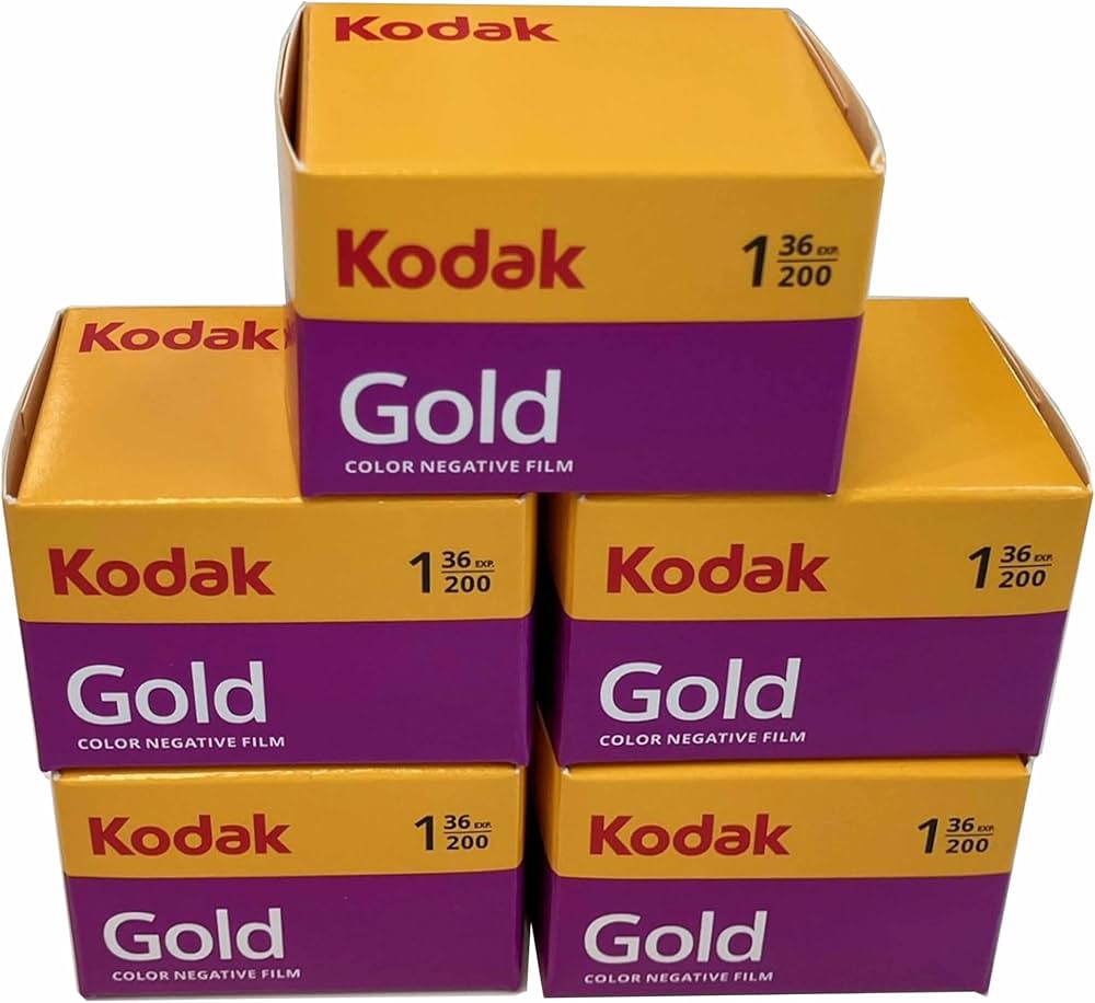 Amazon | Kodak コダック カラーネガフィルム Gold 200 36枚撮り 5本