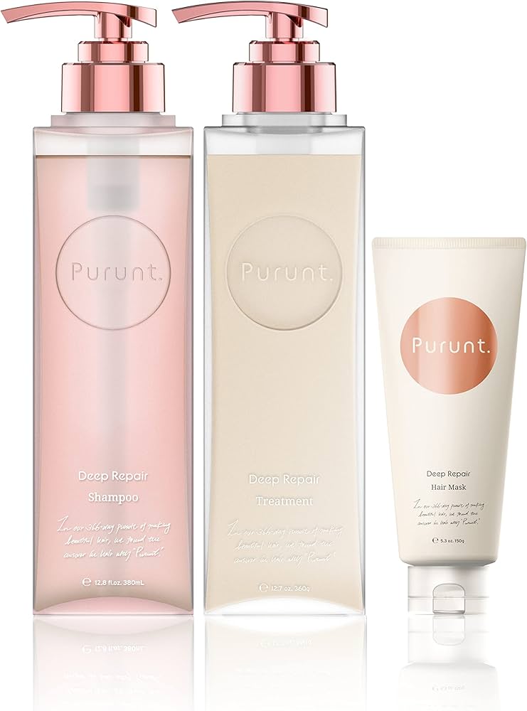 Amazon | プルント シャンプー トリートメント ヘアマスク セット
