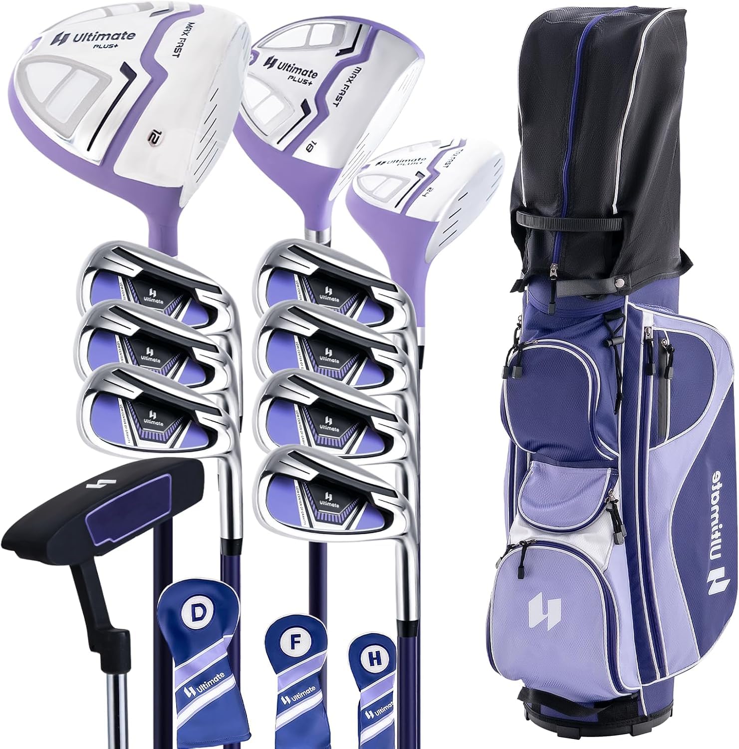 Amazon.co.jp: GYMAX ゴルフクラブセット レディース ゴルフセット