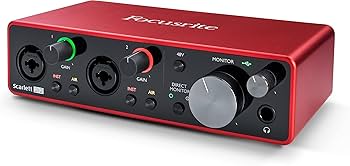 Amazon.com: Focusrite Scarlett 2i2 第三代2 英吋(約5.0 公分),2 個