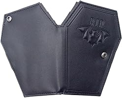 Amazon.com: kreepsville 666 Gothic Embossed RIP Bat Spooky Coffin