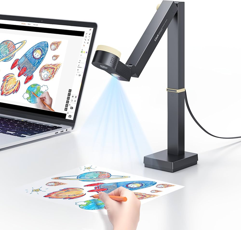 Amazon.co.jp: CZUR Fancy S Pro 12MP USBドキュメントカメラ 教師用