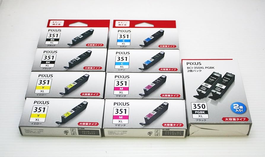 Amazon.co.jp: BCI-351XL+350XL/5MP キヤノン 5色 純正 インク 351 350
