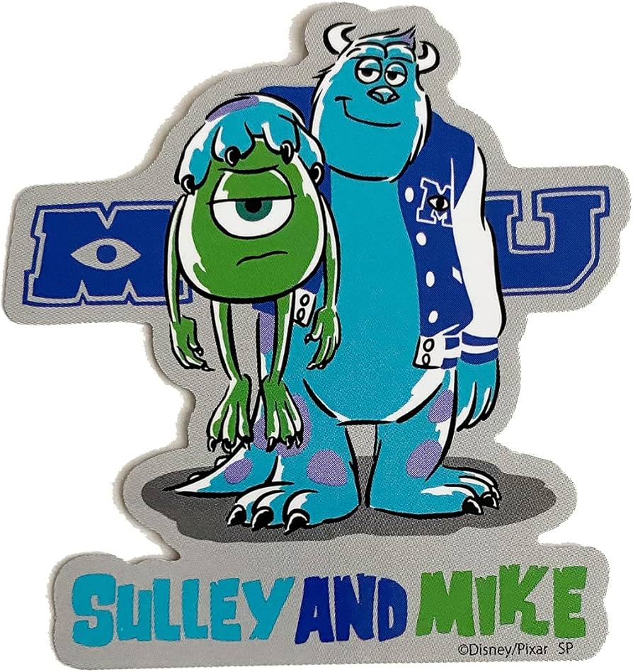 Amazon | Disney キャラクターステッカー モンスターズ・インク/マイク