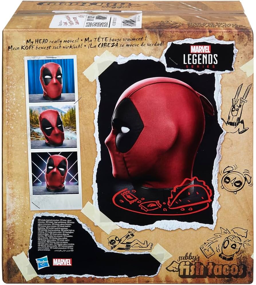 Amazon.com: Marvel Legends Deadpool's Head Premium Interactive