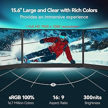 Amazon.co.jp: Intehill モバイルモニター 240Hz 15.6インチ Fast IPS