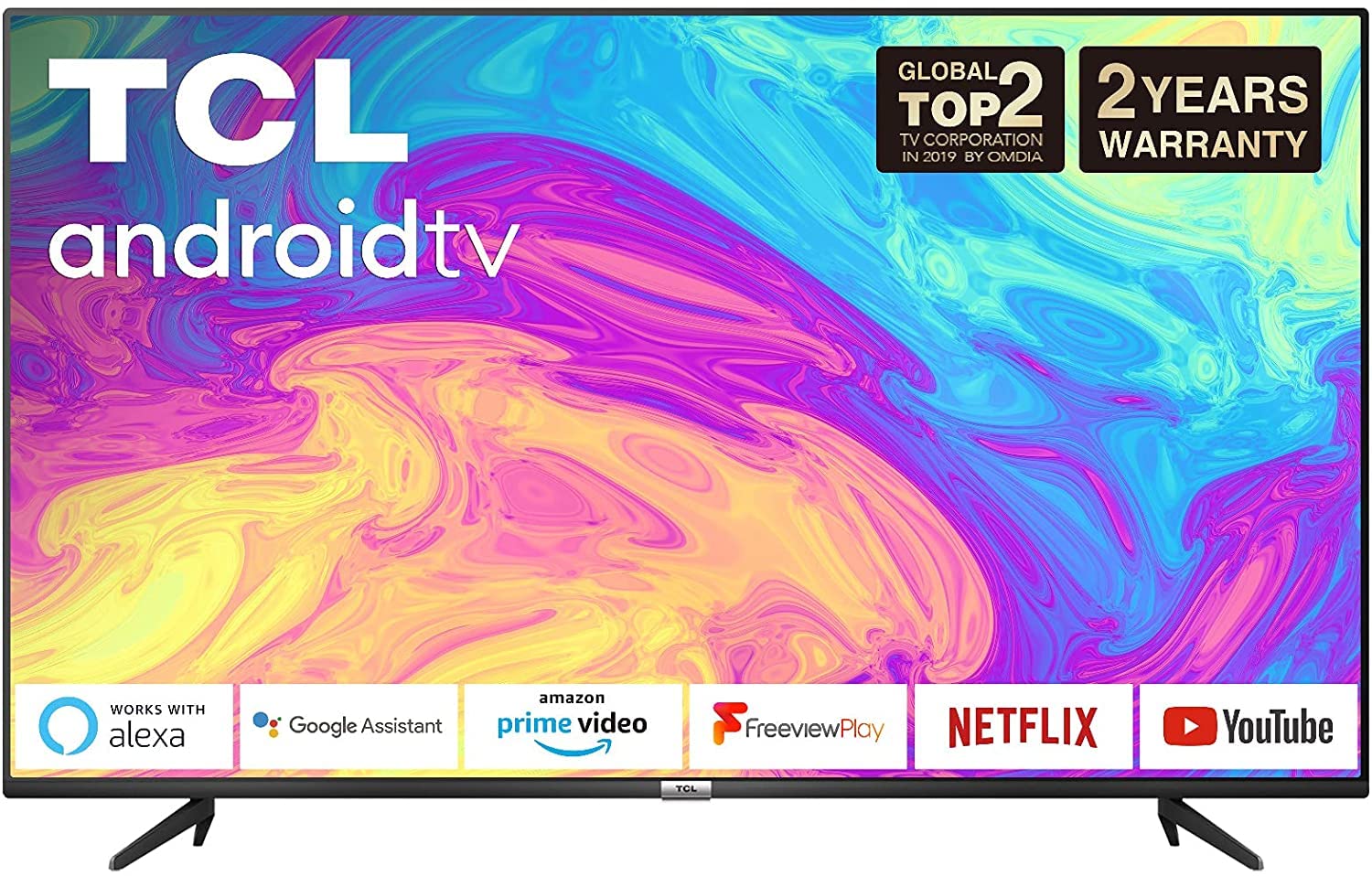 TCL 43P617K 43 Inch 4K UHD Smart Android TV with Freeview Play