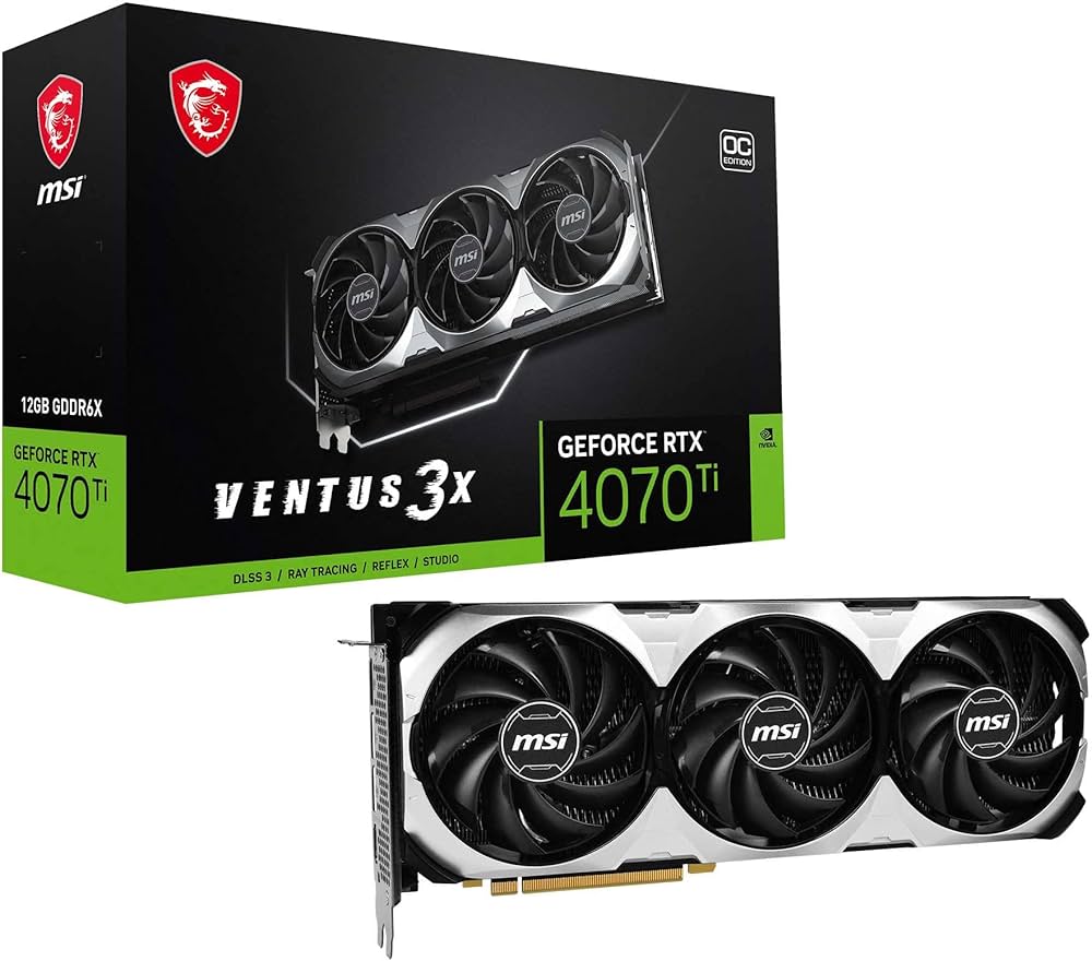 Amazon.co.jp: MSI GeForce RTX 4070 Ti VENTUS 3X 12G OC Graphics